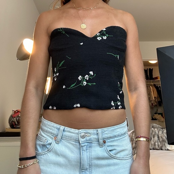 Floral corset top - Picture 7 of 9